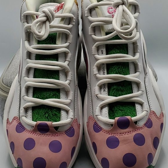 Reebok x Hasbro Question Mid Men's Size 10.5 'Candy Land' White GZ8826 Rare - Picture 6 of 9